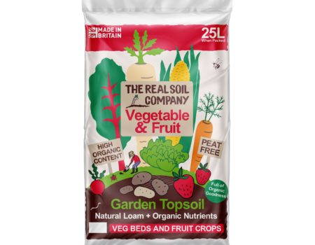 The Real Soil Company launches all-new 100% natural and organic Vegetable & Fruit Topsoil